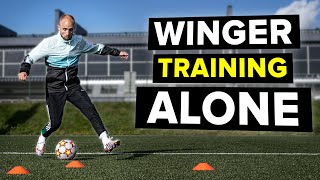 Improve as a winger ALONE with these 3 drills [upl. by Enyawed831]