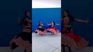 DHOLIDA Dance Cover  Navratri  Learn Dandiya Garba simple steps  HaSi Sisters USA shorts garba [upl. by Hubsher317]