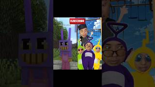 Original vs Animation  Tinky Winky Dipsi Lala Asep minecraft comedy [upl. by Lurleen]