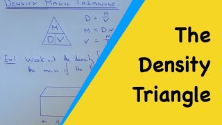 How To Use The Density Mass And Volume Magic Triangle [upl. by Ramaj]