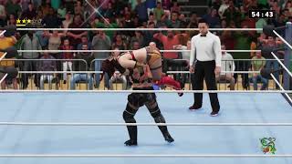 WWE 2K Stardom Submission or Knockout only Elimination match HATE vs Asuka amp Utami Hayashishita [upl. by Aciria182]