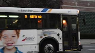 Bee Line Bus System White Plains Transit Center Action [upl. by Mariquilla733]