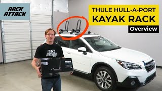 Thule 848 HullaPort XT J Style Vertical Kayak Carrier Overview [upl. by Nilrem]