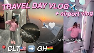 TRAVEL DAY VLOG airport essentials ghana travel vlog airport vlog [upl. by Iak]