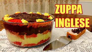 🍰 ZUPPA INGLESE ricetta originale ferrarese [upl. by Oicelem758]