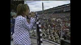 Steven Tyler  National Anthem 2001 Indianapolis 500 [upl. by Nwahshar294]