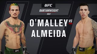 Sean O’Malley vs Thomas Almeida  The Suga Show  UFC 4 [upl. by Audie]