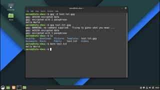 How to encrypt files on Linux via terminal using GPG [upl. by Auof509]