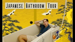 Tour of a Modern Japanese Bathroom  16 Things that Make Japanese Bathrooms Special [upl. by Lewap93]