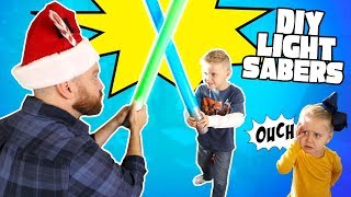 KidCity Builds Star Wars LightSabers [upl. by Kuehnel]