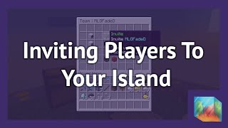 How To Invite Players To Your Island In OneBlock SkyBlock [upl. by Garwood]