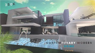 Contemporary Modern Home  Bloxburg  Exterior  No large plot [upl. by Swamy]