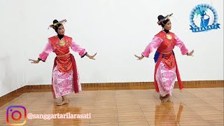 Tari Ragam Dasar Betawi  The Journey Of Topeng Betawi Dance  Sanggar Tari Larasti [upl. by Clarise]