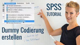 Dummy Kodierung mit SPSS [upl. by Aonehc]