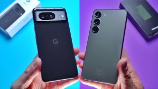 Google Pixel 8 VS Samsung Galaxy S23  Which one is Better [upl. by Eenrahc]