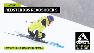 Atomic Redster X9S Revoshock S  NeveItalia  Ski Test  20232024 [upl. by Accire]