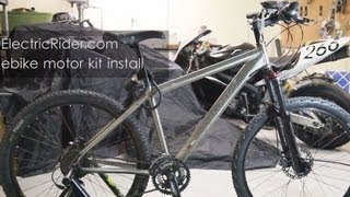 How to Install an eBike kit ElectricRidercom Phoenix II [upl. by Yhtorod]