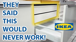 IKEA MAXIMERA DRAWER HACK  DRAWER COMBINATION YOU NEVER KNEW WAS POSSIBLE IKEA SAID THIS WONT WORK [upl. by Ellerd]