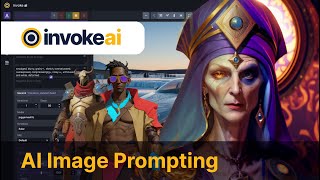 InvokeAI  AI Image Prompting [upl. by Ainezey877]