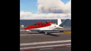 Insane Skill Pilot Takeoff from US Aircraft Carrier Vision Jet Apex Bordeaux [upl. by Sanchez]