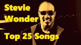 Top 10 Stevie Wonder Songs 25 Songs Greatest Hits [upl. by Girard]