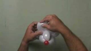 Advanced Balloon Twisting Art How to make Bugs Bunny out of twist balloons [upl. by Anuqahs]