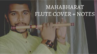 Mahabharat Title Song Flute Cover  Notes  Hai Katha Sangram Ki  Flute Tutorial  Khwahish Music [upl. by Edwards29]