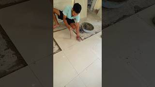 big hall 2×2 floor tile fitting process 🔥✨🔥  how to install floor tile 💯💯 [upl. by Htebsle252]