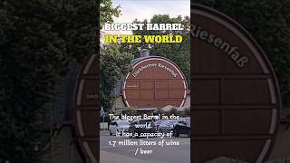 BAD DÜRKHEIM  BIGGEST BARREL IN THE WORLD  GERMANY 🇩🇪 shorts [upl. by Yecies22]