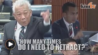 Bung Moktar retracts quotf youquot [upl. by Leirrad]