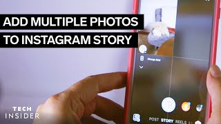 How To Add Multiple Photos To Your Instagram Story [upl. by Toshiko]