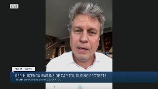 Rep Bill Huizenga talks to FOX 17 about riots on US Capitol [upl. by Aivartal]