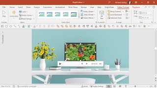 How To Embed A Video In PowerPoint [upl. by Modestine95]