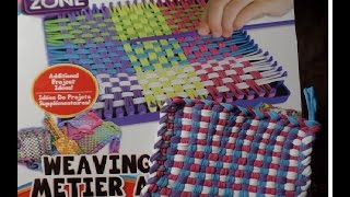 Color Zone Weaving Loom Unboxing and Tutorial [upl. by Mert248]