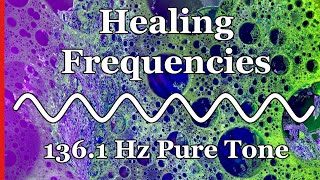 1361 Hz Pure Tone  quotOm Frequencyquot  Relax and meditate [upl. by Airamana]