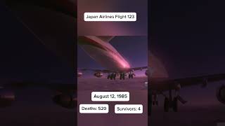 Japan Airlines Flight 123 Crash shorts planecrash [upl. by Eugenle171]