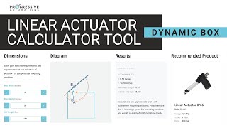 Optimize Your Linear Actuator Selection with Our Calculator A HowTo Guide [upl. by Levi]