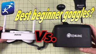 Eachine EV100 vs EV800D Which are the best beginner goggles [upl. by Ecnal378]