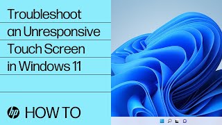 Troubleshooting an Unresponsive Touch Screen in Windows 11  HP Computer Service  HP Support [upl. by Adriana]