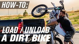 How To Load amp Unload a Dirt Bike [upl. by Ailisab]