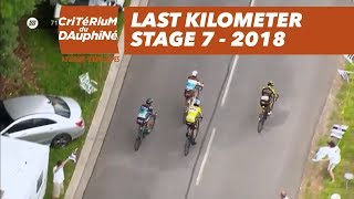 Last kilometer  Stage 7 Moûtiers  SaintGervais Mont Blanc  Critérium du Dauphiné 2018 [upl. by Ilonka]