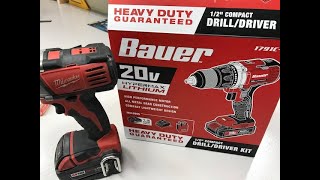 Is The Harbor Freight Cordless Bauer Drill Better Than Milwaukee Cordless Drill [upl. by Lanita93]