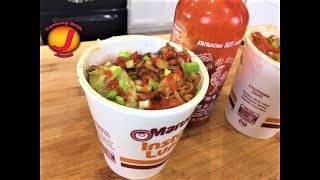 Ramen noodle recipes  blackstone griddle stir fry  cup o noodles [upl. by Strickman]