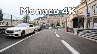 MONTE CARLO  MONACO  DRIVING 4K HDR [upl. by Tatia936]