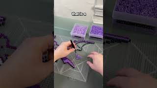 169 Crobat  Pokémon Perler Bead Timelapse [upl. by Mccullough566]