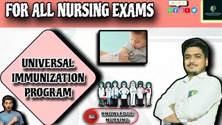 UNIVERSAL IMMUNIZATION PROGRAM ESI AND OTHER NURSING EXAM  BISWAJIT SIR💯 [upl. by Iuq]