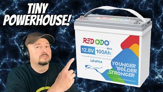 Redodo 100Ah MINI LiFePO4 Battery Review [upl. by Jennifer]