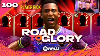 My BEST RED PICK so far FIFA 22 Road to Glory 100 [upl. by Lashond334]