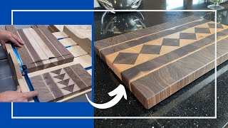 Diamond End Grain Cutting Board Set [upl. by Nevins]