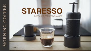 MORNING COFFEE  STARESSO  PORTABLE ESPRESSO MAKER [upl. by Elane]